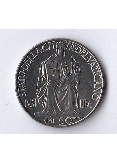 1942 - 50 Centesimi Pio XII Fdc